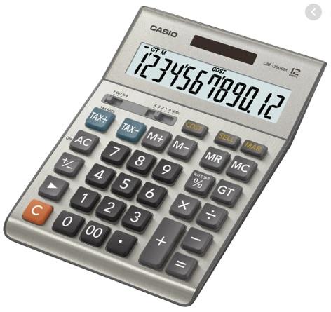 Casio-Calculator DM-1200BM