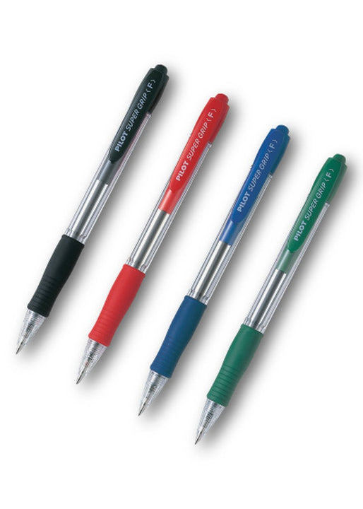 Pilot Ballpoint Super Grip Retractable-Red