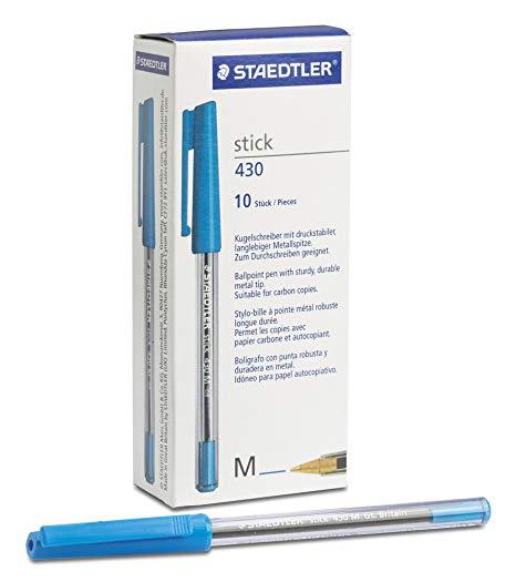 Staedtler-Stick 430 M-Ballpoint Pen-Blue