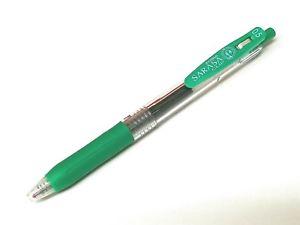 Zebra-Pen Retractable sarasa gel-Green