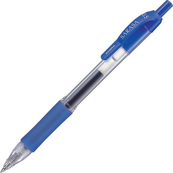 Zebra-Pen Retractable sarasa gel-Blue