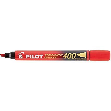 Pilot-Permanent Marker-Red Chisel SCA 400